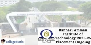 Bannari Amman Institute of Technology 2021-25 Placement Ongoing; Highest Package Reaches INR 21 LPA